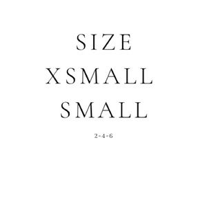 Size XS & S 👇🏽👇🏽👇🏽